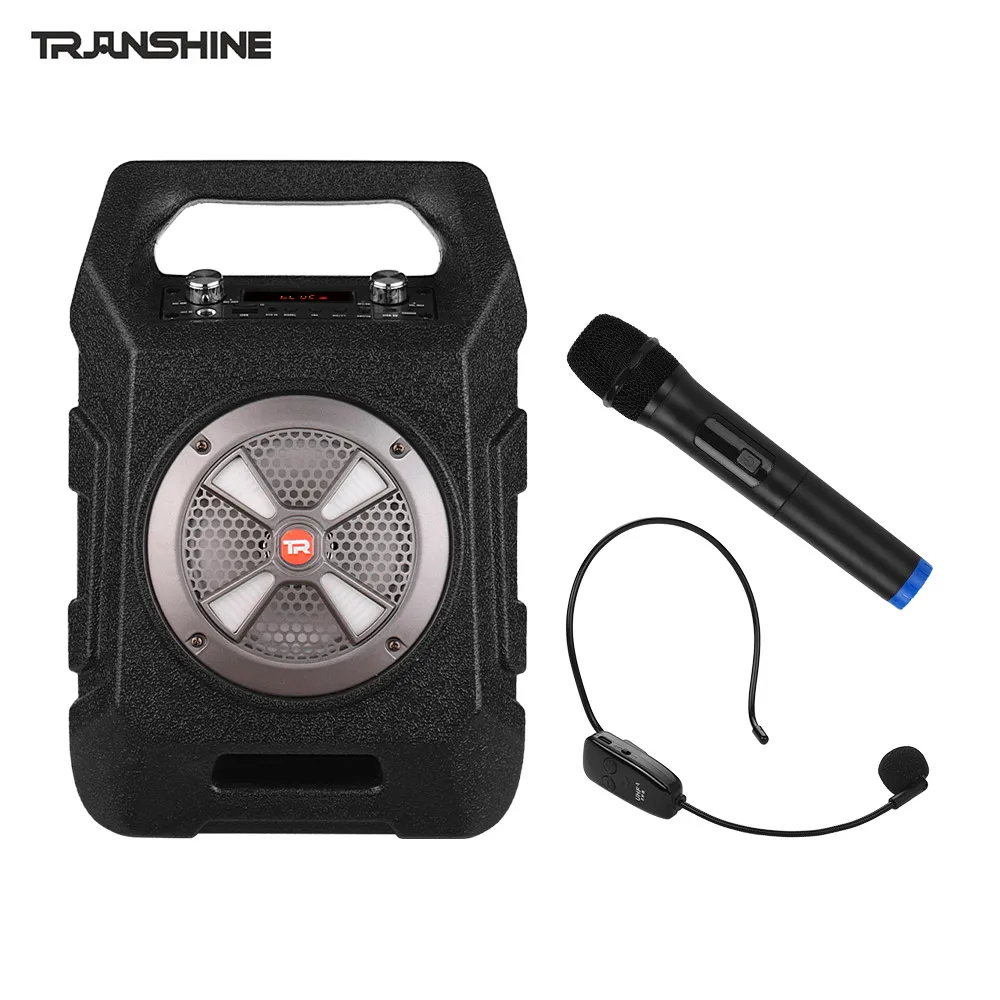 TRanshine LY-036 UHF LED Audio Speaker Built-in BT FM Horse Race Lamp Digital Screen with Handheld Microphone Wireless Headset
TRanshine LY-036 UHF LED Audio Speaker Built-in BT FM Horse Race Lamp Digital Screen with Handheld Microphone Wireless Headset
