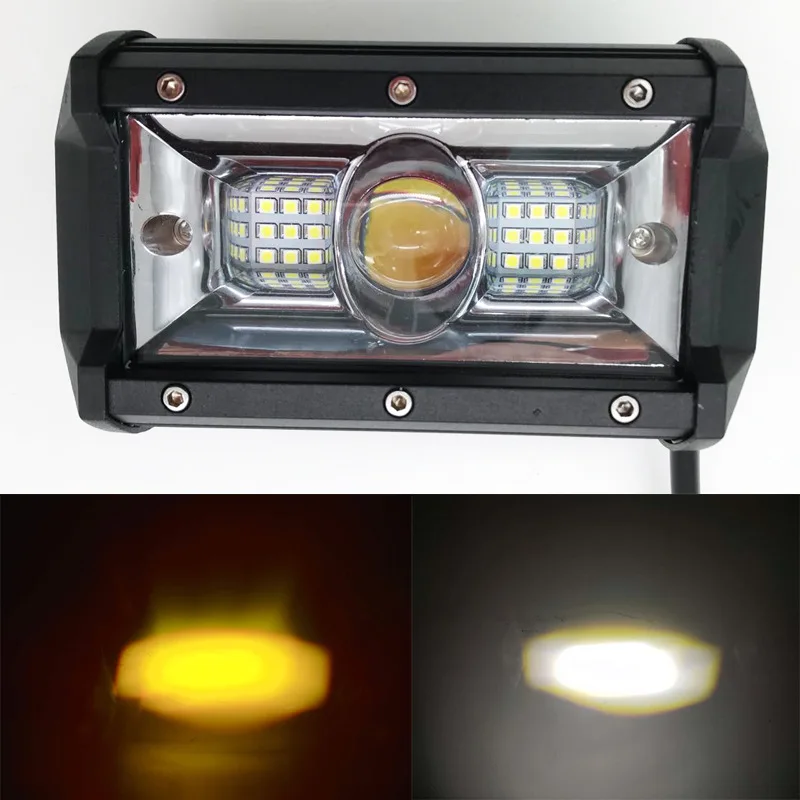 

54W LED Work light bar White Offroad driving headlights Fog Lamp Spot Flood Beam Combo For 4x4 Off Road ATV SUV Truck Tractor