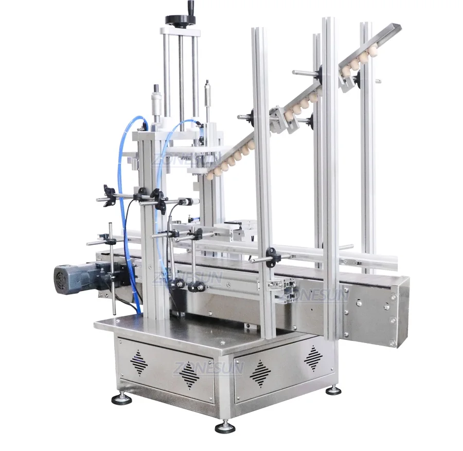 ZS-XG1870D1 Pneumatic Automatic Wooden Cork Feeding Pressing Machine Desktop Capping Machine