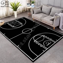 Tapete 3d basquete tapete maior flanela veludo memória tapete macio jogo tapetes do bebê craming cama área decoração salão 013(China)