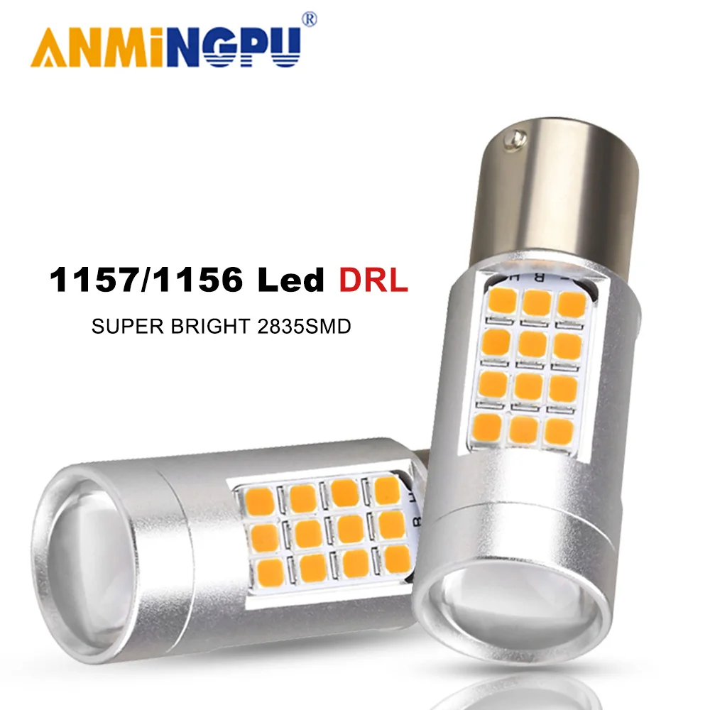 ANMINGPU 2x Signal Lamp BAY15D Led Bulbs 1157 P21/5W Ba15s P21W Led 1156 BAU15S PY21W Led 2835Chips DRL Turn Signals Brake Light
ANMINGPU 2x Signal Lamp BAY15D Led Bulbs 1157 P21/5W Ba15s P21W Led 1156 BAU15S PY21W Led 2835Chips DRL Turn Signals Brake Light