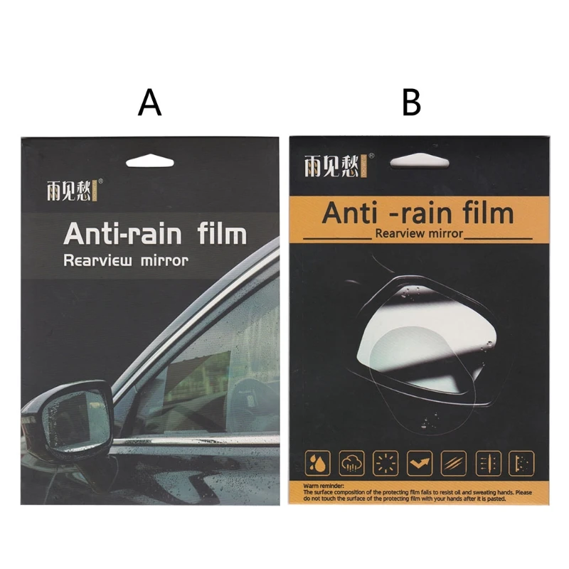 

Car Rearview Mirror Film Anti Fog Glare Rainproof Mirror Film Clear Nano Coating Protective Sticke Side Windows