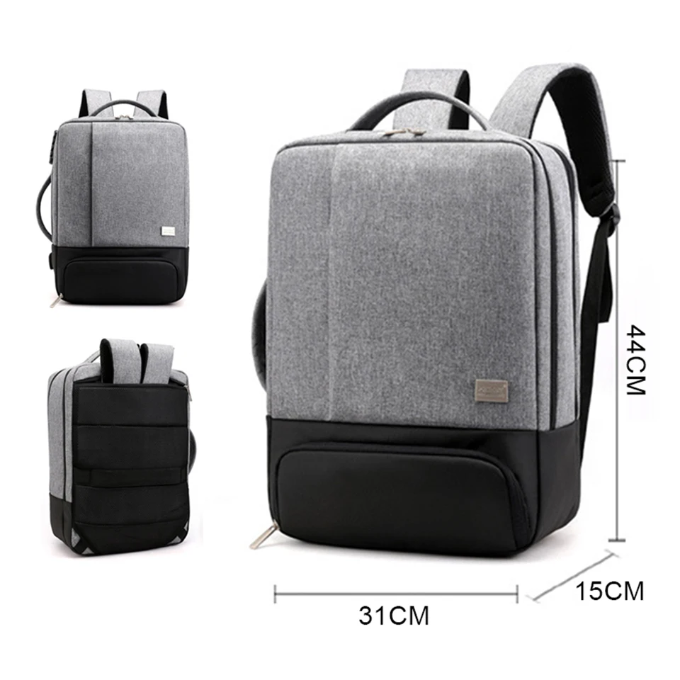 Мужской рюкзак с защитой от кражи для ноутбука 17 дюймов 15 6 дюйма путешествий и