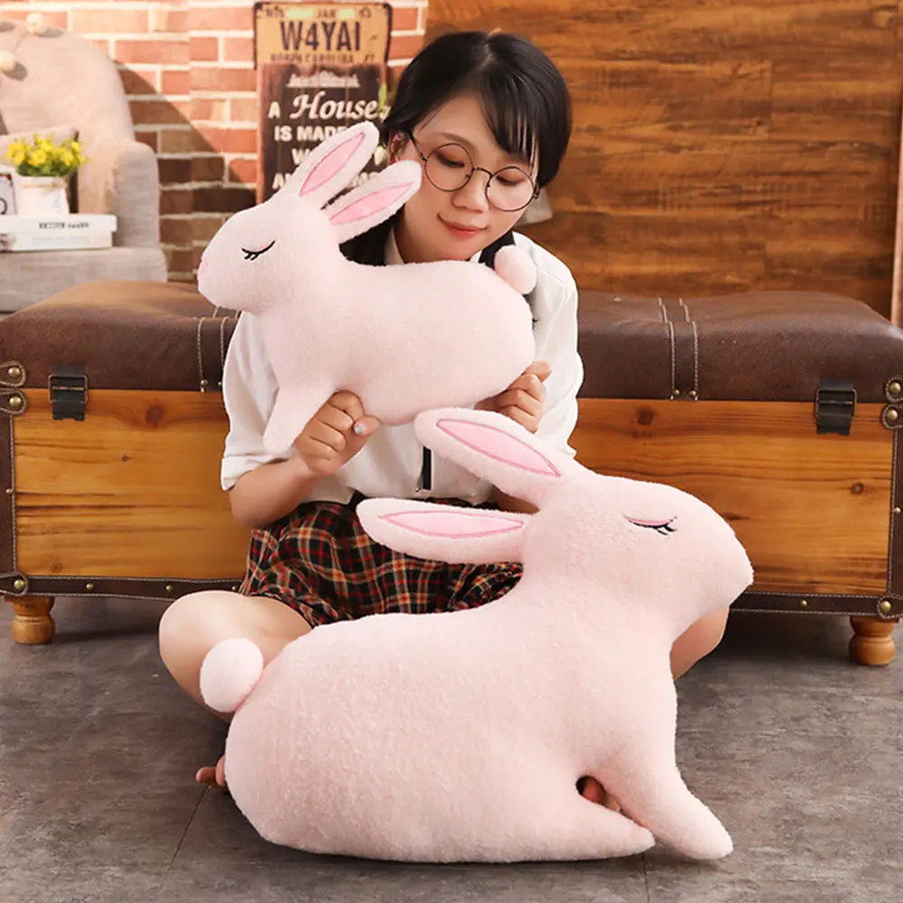 40CM 58CM Cute Plush Toy Rabbit Pillow Simulation Rabbit Doll Lazy Sleep Pillow Pink for Baby Girls Birthday Gifts New HOt O30
40CM 58CM Cute Plush Toy Rabbit Pillow Simulation Rabbit Doll Lazy Sleep Pillow Pink for Baby Girls Birthday Gifts New HOt O30