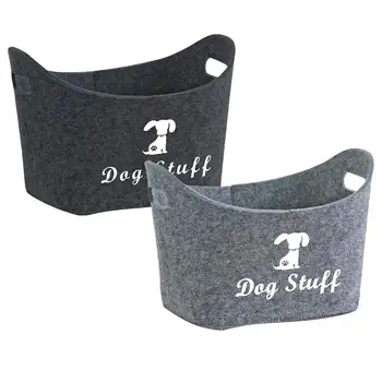 Felt Pet Toy Box Washable Pet Toy Storage Basket Organizer with Handles Perfect for Organizing Pet Toys Blankets Leashes
Felt Pet Toy Box Washable Pet Toy Storage Basket Organizer with Handles Perfect for Organizing Pet Toys Blankets Leashes