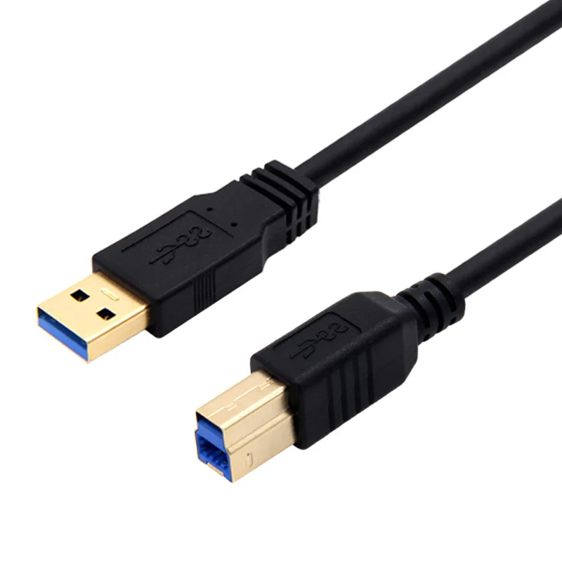 USB 3.0 Cable Type A Male to Type B Male Scanner USB3.0 High Speed Print Data Cord For HDD Digital Camera Webcam Printer 0.3m-5m
USB 3.0 Cable Type A Male to Type B Male Scanner USB3.0 High Speed Print Data Cord For HDD Digital Camera Webcam Printer 0.3m-5m