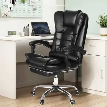 Office Computer Chair Ergonomic Adjustable Rotating PU Leather Gaming Chair Armchair with Footrest Computer Lifting Swivel Chair
Office Computer Chair Ergonomic Adjustable Rotating PU Leather Gaming Chair Armchair with Footrest Computer Lifting Swivel Chair
