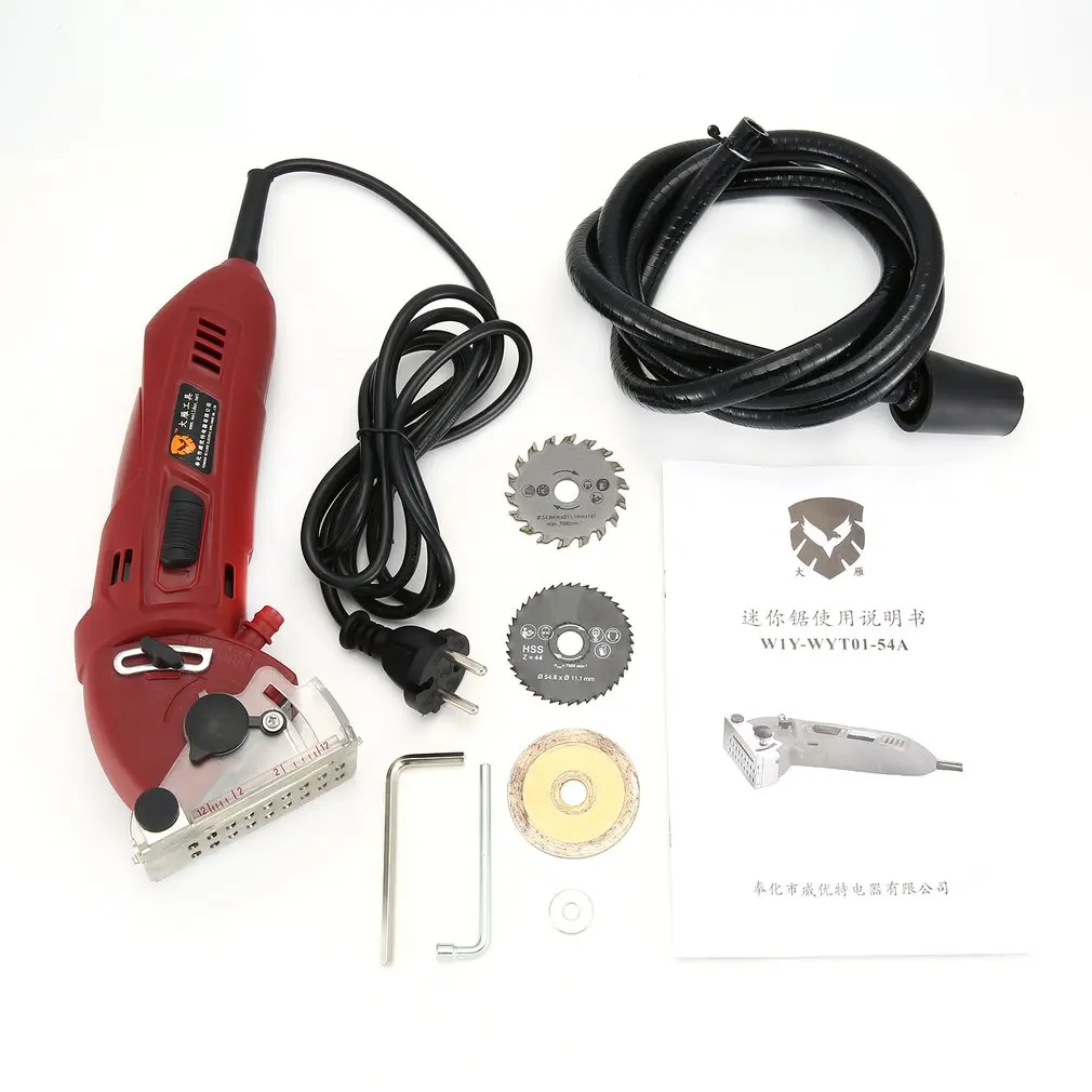 Mini Electric Circular Saw DIY Multifunctional Electric Saw Power Tools Kits Rotary Tool Circular Saw Blades for Woodworking
Mini Electric Circular Saw DIY Multifunctional Electric Saw Power Tools Kits Rotary Tool Circular Saw Blades for Woodworking