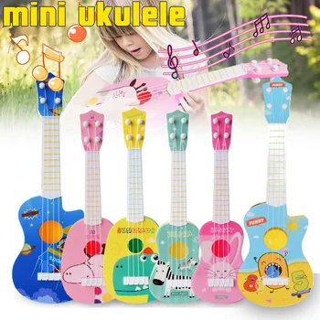 Cartoon Ukulele Musical Instrument Kids Guitar Montessori Toys for Children School Play Game Education Cute Toys Gift for Kids
Cartoon Ukulele Musical Instrument Kids Guitar Montessori Toys for Children School Play Game Education Cute Toys Gift for Kids