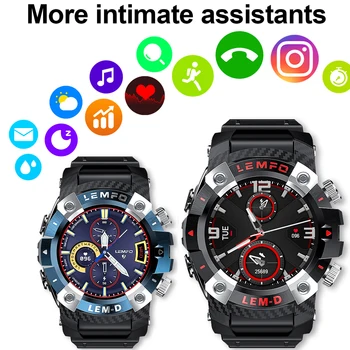 Ottwn LEMD Smart Watch Wireless Bluetooth Earphone 5.0 360*360 HD Screen Men Sport Smartwatch Heart Rate Monitor For Android IOS
Ottwn LEMD Smart Watch Wireless Bluetooth Earphone 5.0 360*360 HD Screen Men Sport Smartwatch Heart Rate Monitor For Android IOS
