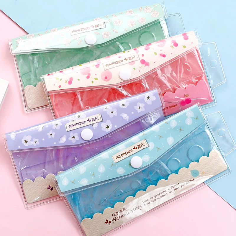 4 Pcs/set Plastic Straight Ruler Protractor Student Korean Stationery Measurement High Precision Transparent Triangle Ruler
4 Pcs/set Plastic Straight Ruler Protractor Student Korean Stationery Measurement High Precision Transparent Triangle Ruler