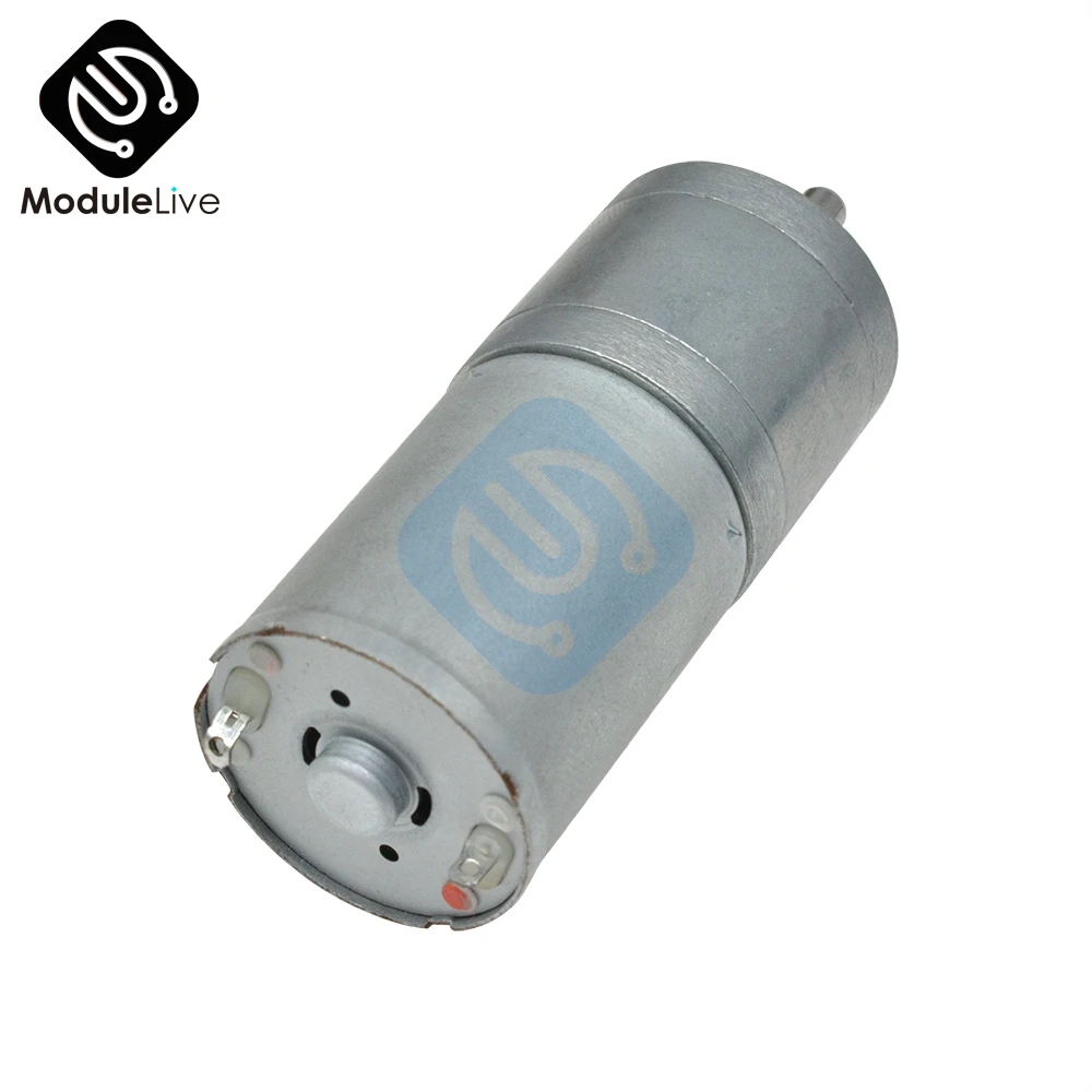 25GA-370 Getriebemotor 12V DC – 30 U/min, Metallg Produktbild-Vorschau 2