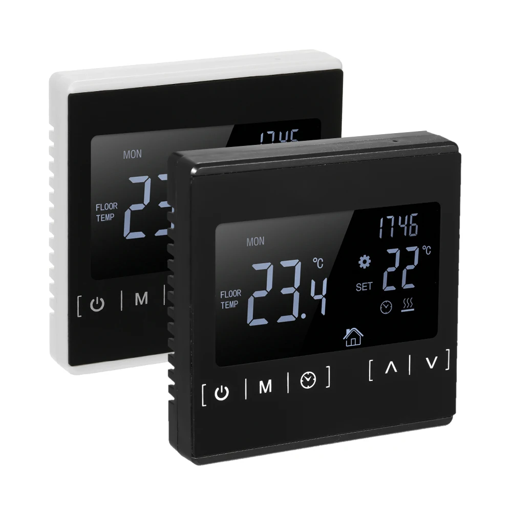 KKMOON AC85 Temperature Controller LCD Touch Screen Thermostat Electric Floor Heating System Water Heating Thermoregulator 240V
KKMOON AC85 Temperature Controller LCD Touch Screen Thermostat Electric Floor Heating System Water Heating Thermoregulator 240V