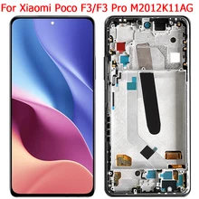 Écran tactile LCD avec châssis, 6.67 pouces, pour Xiaomi Poco F3 Pro, Original=