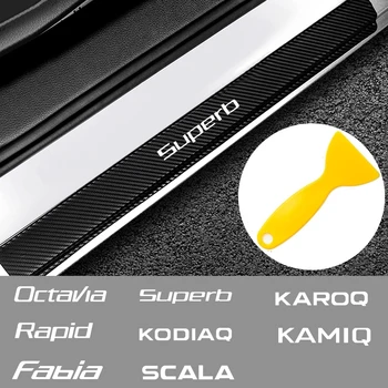 Car Door Threshold Stickers for Skoda Cctavia Rapid Fabia Superb Kodiaq Scala Karop Kamiq 4PCS Carbon Fiber Protector Stickers 
Car Door Threshold Stickers for Skoda Cctavia Rapid Fabia Superb Kodiaq Scala Karop Kamiq 4PCS Carbon Fiber Protector Stickers