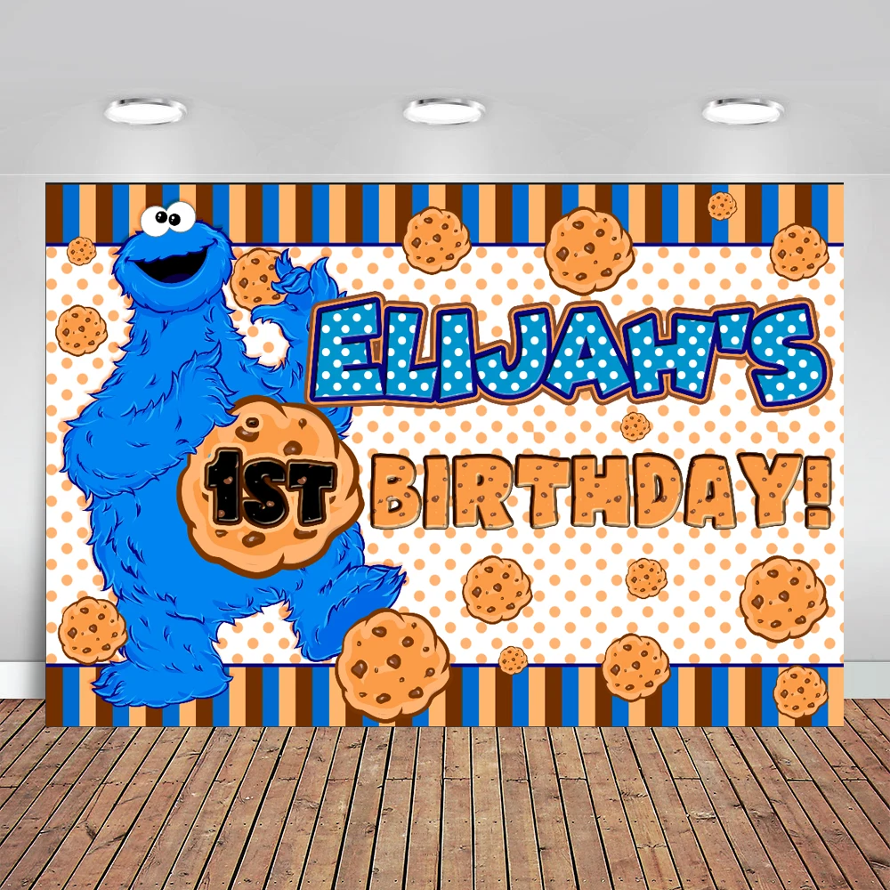 7x5ft Happy Birthday Cookie Monsters Sesame Street Orange Blue Dots Custom Photo Background Backdrop Vinyl 220cm X 150cm
7x5ft Happy Birthday Cookie Monsters Sesame Street Orange Blue Dots Custom Photo Background Backdrop Vinyl 220cm X 150cm
