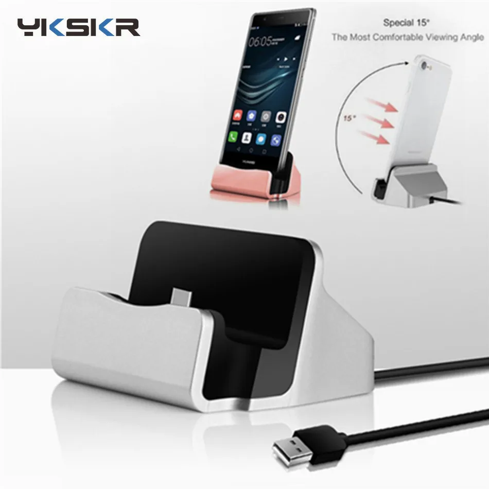 Mobile Phone Holder for iPhone 6 7 8 X Synchronized Data Fast Charge Stand Docking Charger Android Micro USB Type C
Mobile Phone Holder for iPhone 6 7 8 X Synchronized Data Fast Charge Stand Docking Charger Android Micro USB Type C