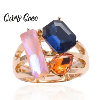 Cring Coco Women's Crystal Ring With Stone for Women Luxury Jewelry Finger Ring Ladies Lover Party Rings Engagement Party Gift
Cring Coco Women's Crystal Ring With Stone for Women Luxury Jewelry Finger Ring Ladies Lover Party Rings Engagement Party Gift