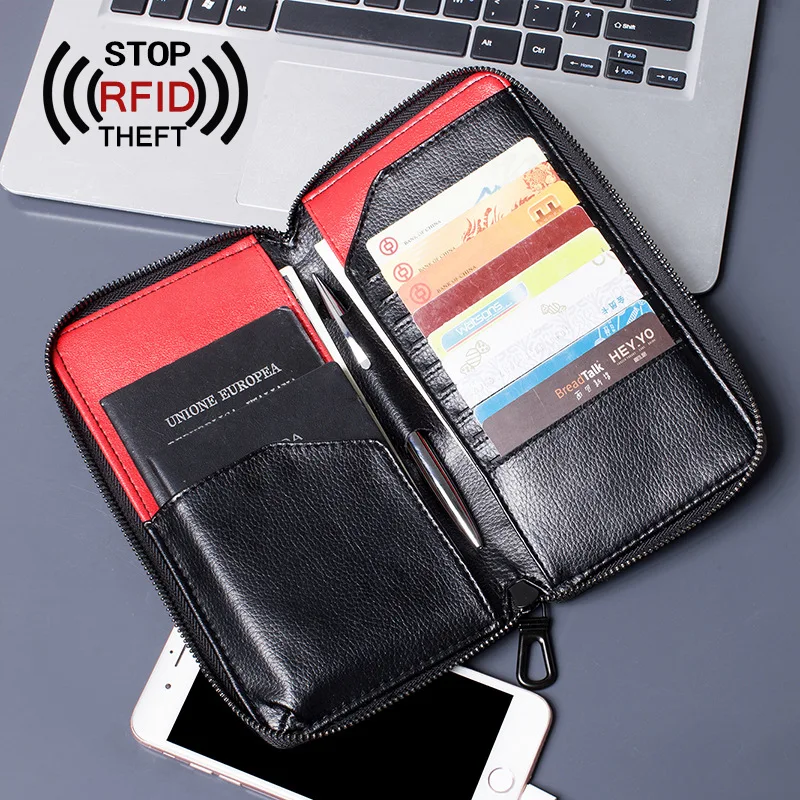 Men's Handbag Passport Bag RFID Anti-Theft Brush NFC Document Package Multi-functional Storage Wallet Anti-Degaussing Men's Bag
Men's Handbag Passport Bag RFID Anti-Theft Brush NFC Document Package Multi-functional Storage Wallet Anti-Degaussing Men's Bag