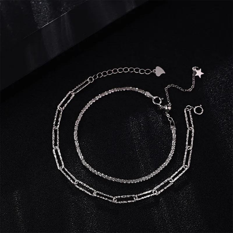 925 sterling silver sparkling female light luxury luxury sense of exquisite simplicity and cool temperament 2021 trendy bracelet
925 sterling silver sparkling female light luxury luxury sense of exquisite simplicity and cool temperament 2021 trendy bracelet
