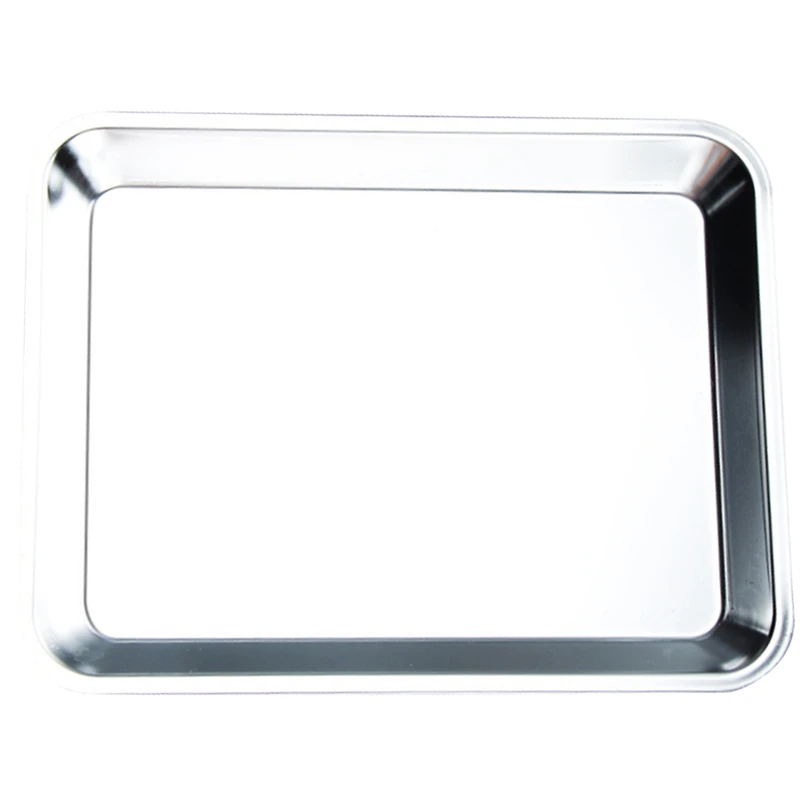 NEW-Baking Pan Rectangle Flat Non Toxic Stainless Steel Serving Dish Tray Pan Tray Cookie Sheet for Oven Toaster Baking
NEW-Baking Pan Rectangle Flat Non Toxic Stainless Steel Serving Dish Tray Pan Tray Cookie Sheet for Oven Toaster Baking