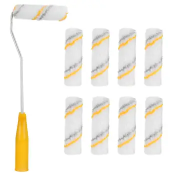 1 Set Little Finger Paint Rollers Hot Melt Roller Brush Wall Painting Tools For Home Store (20pcs Roller Brush +1pc Roller) 
1 Set Little Finger Paint Rollers Hot Melt Roller Brush Wall Painting Tools For Home Store (20pcs Roller Brush +1pc Roller)