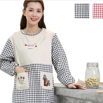 2019 New Long-sleeved Apron Home Kitchen Chef Aprons Restaurant Cooking Baking Dress Fashion Apron with Pockets
2019 New Long-sleeved Apron Home Kitchen Chef Aprons Restaurant Cooking Baking Dress Fashion Apron with Pockets