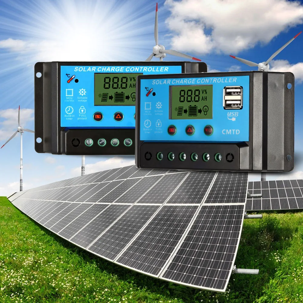 New Anself 10A 12.6V LCD Regulador Solar Charge Controller PWM Charging Regulator for Solar Panel Lithium Battery Lamp Anti Over
New Anself 10A 12.6V LCD Regulador Solar Charge Controller PWM Charging Regulator for Solar Panel Lithium Battery Lamp Anti Over