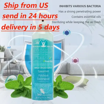 200ml Natural Essential Oils Spray Multifunction Homeuse Room Essential Spray 25% Alcohol Outdoor Travel Portable Air Freshener