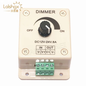 LED Dimmer 8A 30A 96W 360W Adjustable Brightness Lamp Strip Light Driver DC12V-24V Single Color LED Controller 5050 3528 Tape
LED Dimmer 8A 30A 96W 360W Adjustable Brightness Lamp Strip Light Driver DC12V-24V Single Color LED Controller 5050 3528 Tape