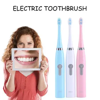 Powerful Electric Toothbrush Rechargeable 38000time/min Waterproof Teeth Electronic Brush Whitening Ultrasonic Washable I1U0 
Powerful Electric Toothbrush Rechargeable 38000time/min Waterproof Teeth Electronic Brush Whitening Ultrasonic Washable I1U0