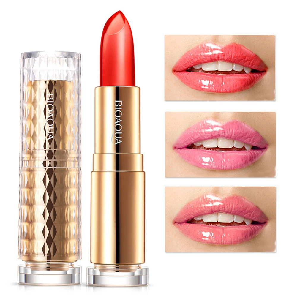 New Charm Jelly Lipstick Moisturizing Color Changing Lip Stick Flame Red Fruit Orange Lipstick Brand Makeup Maquillaje TSLM2
New Charm Jelly Lipstick Moisturizing Color Changing Lip Stick Flame Red Fruit Orange Lipstick Brand Makeup Maquillaje TSLM2