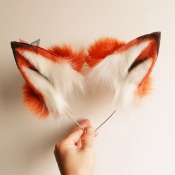 Anime Fox ears headmand work for lolita cosplay costume accessories
Anime Fox ears headmand work for lolita cosplay costume accessories
