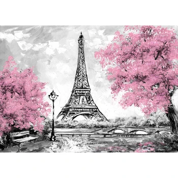 Fantasy Wedding Theme Eiffel Tower Photography Backdrop Pink Flowers Trees Paris Background Photo Booth Studio Prop
Fantasy Wedding Theme Eiffel Tower Photography Backdrop Pink Flowers Trees Paris Background Photo Booth Studio Prop