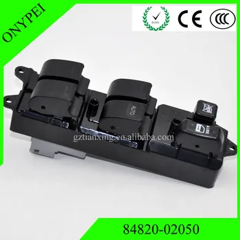 84820 02050 New Window Master Switch For Toyota Corolla ZZE121 ZZE122 Vios NCP42 84820-02050 8482002050 
84820 02050 New Window Master Switch For Toyota Corolla ZZE121 ZZE122 Vios NCP42 84820-02050 8482002050