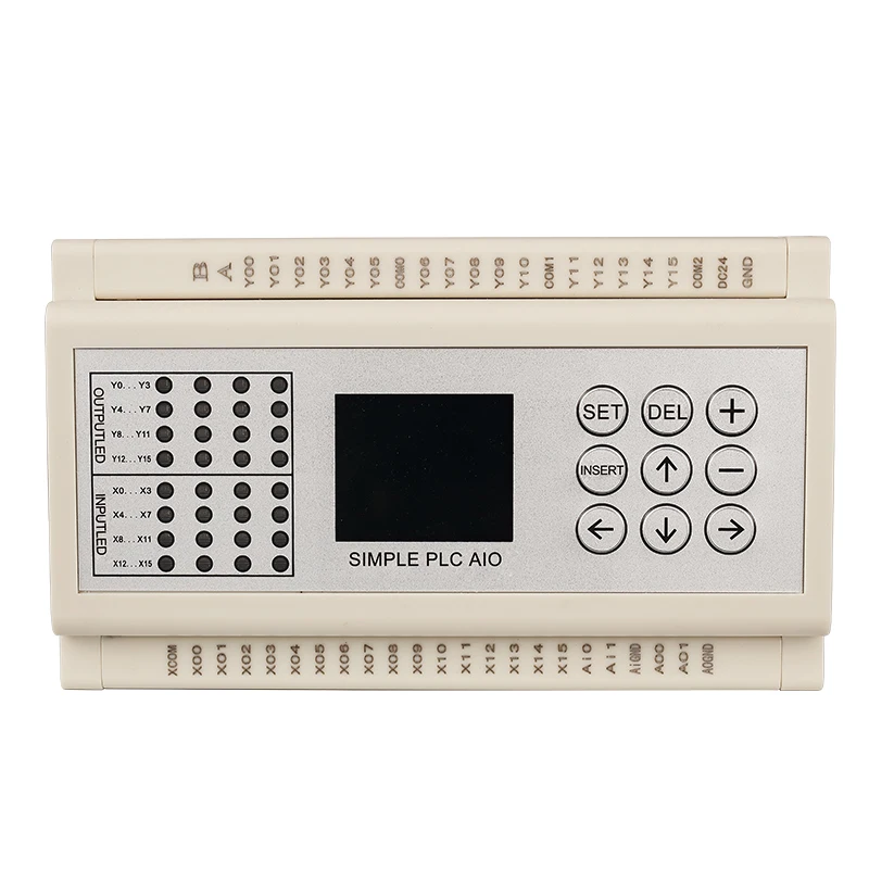 Huaqingjun 16-in 16-out транзисторный выход ПЛК 2AI 2AO 0-10V 0-20mA DC24V PLC для аналоговых датчиков
Huaqingjun 16-in 16-out транзисторный выход ПЛК 2AI 2AO 0-10V 0-20mA DC24V PLC для аналоговых датчиков
