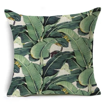 Hot Selling Household Products Flax Printed Green Torrid Zone Plant Pillow Car Cushion for Customizable
Hot Selling Household Products Flax Printed Green Torrid Zone Plant Pillow Car Cushion for Customizable