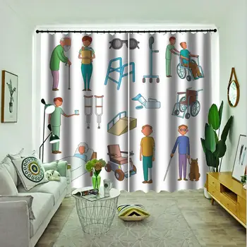 Comic cartoon Simple curtains Customized 3d curtains new bay window balcony thickened windshield blackout curtains 
Comic cartoon Simple curtains Customized 3d curtains new bay window balcony thickened windshield blackout curtains