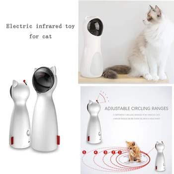 Creative Automatic LED Laser Funny Cat Pet Toy Smart Automatic Cat Exercise Training Entertaining Toy Multi-Angle Adjustable USB
Creative Automatic LED Laser Funny Cat Pet Toy Smart Automatic Cat Exercise Training Entertaining Toy Multi-Angle Adjustable USB