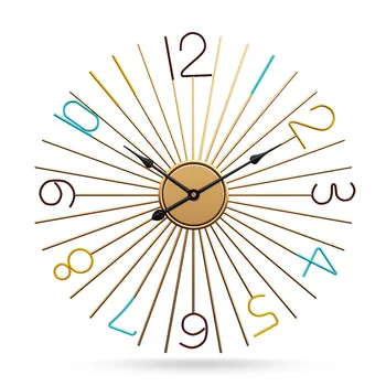 Nordic Metal Wall Clock Design Modern Simple Creative Atmosphere Luxury Art Quartz Clocks Silent Wall Watch Home Decor R2271
Nordic Metal Wall Clock Design Modern Simple Creative Atmosphere Luxury Art Quartz Clocks Silent Wall Watch Home Decor R2271