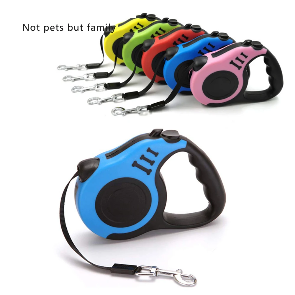High Quality 3M/5M Retractable Dog Leash Automatic Flexible Dog Leash Dogs Traction Rope Leashes For Small Medium Dogs
High Quality 3M/5M Retractable Dog Leash Automatic Flexible Dog Leash Dogs Traction Rope Leashes For Small Medium Dogs