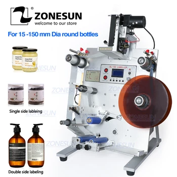 ZONESUN Semi-Automatic Labeling Machine Double Sides Labeler With Printer for Alcohol Bottle Labeling Machine SL-130M 220V/50HZ
ZONESUN Semi-Automatic Labeling Machine Double Sides Labeler With Printer for Alcohol Bottle Labeling Machine SL-130M 220V/50HZ