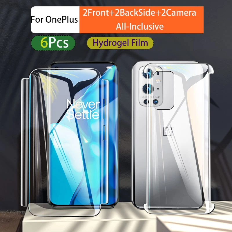 1 + 10Pro 360 ° Все включено 9 9Pro защита для экрана 8T 8Pro Гидрогелевая пленка OnePlus 8 7Pro 7tpro