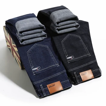 NIGRITY New Autumn Winter New Men's Straight casual jeans Fashion denim trousers male pant Black Gray Plus big size 28-42
NIGRITY New Autumn Winter New Men's Straight casual jeans Fashion denim trousers male pant Black Gray Plus big size 28-42