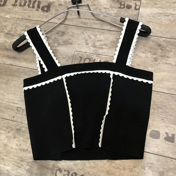 Sexy Top Women 2020 Summer New Fashion Slim Camisole Tank Top Women's Short Knitted Bra Tops
Sexy Top Women 2020 Summer New Fashion Slim Camisole Tank Top Women's Short Knitted Bra Tops