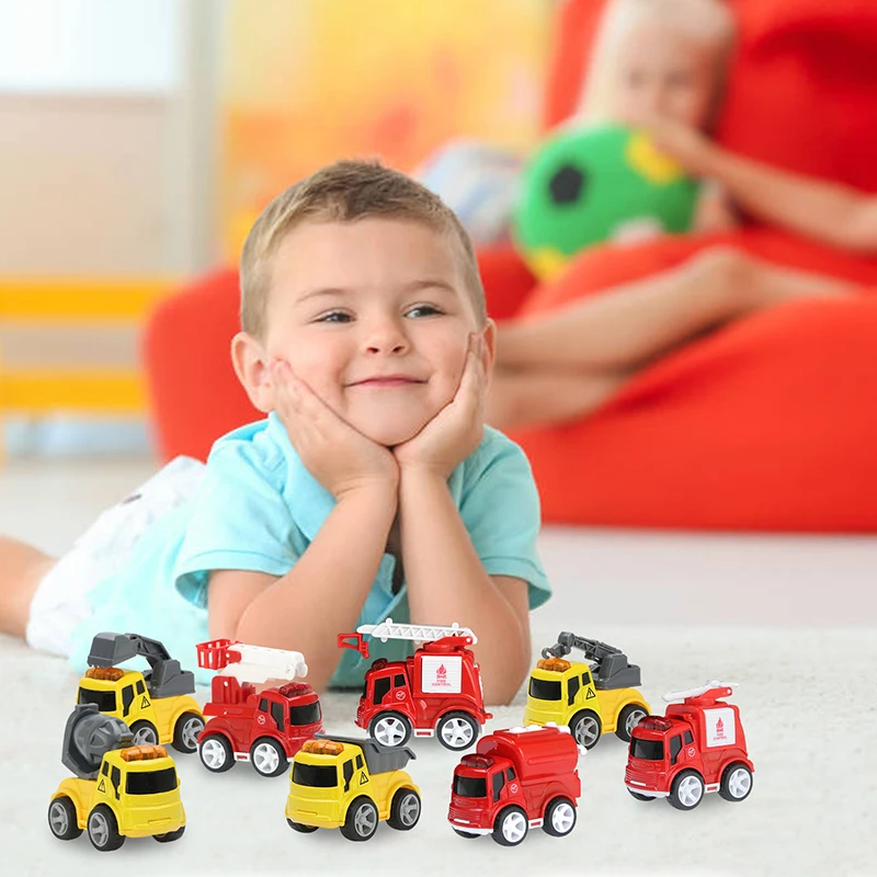 4/8pcs/set Mini Diecast Car Inertia Alloy Vehicles Model Toy Metal Construction Car Fire Truck Lovely Toys for Kid Birthday Gift
4/8pcs/set Mini Diecast Car Inertia Alloy Vehicles Model Toy Metal Construction Car Fire Truck Lovely Toys for Kid Birthday Gift