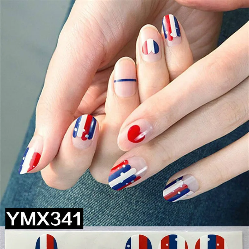 14tips/sheet Beauty Nail Art Stickers Full Cover Wraps Decorations DIY Adhesive s Decals Waterproof Finger Sticker
14tips/sheet Beauty Nail Art Stickers Full Cover Wraps Decorations DIY Adhesive s Decals Waterproof Finger Sticker