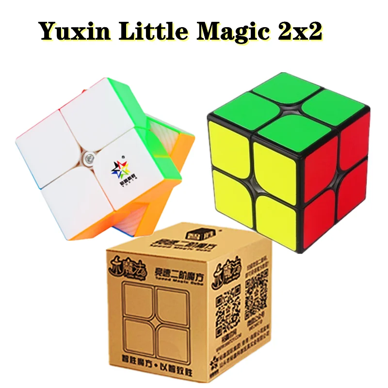 

Yuxin Little Magic 2x2 Cubo YX 2x2x2 Speed Puzzle cube yuxin Zhisheng magic Educational Kids Cube Toys Gifts