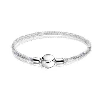 DIY Birthday Gift Sterling Silver 2020 Trendy Lady NEW 100% 925 Sterling Silver Classic Bracelet New Arrivals Women Jewelry
DIY Birthday Gift Sterling Silver 2020 Trendy Lady NEW 100% 925 Sterling Silver Classic Bracelet New Arrivals Women Jewelry