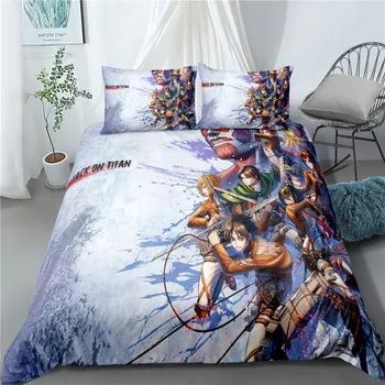 Anime Bedding Cover Bedding Set Duvet Cover Cartoon Giant Comforter Bedding Sets Bed Linen Bed Set Attack On Titan
Anime Bedding Cover Bedding Set Duvet Cover Cartoon Giant Comforter Bedding Sets Bed Linen Bed Set Attack On Titan